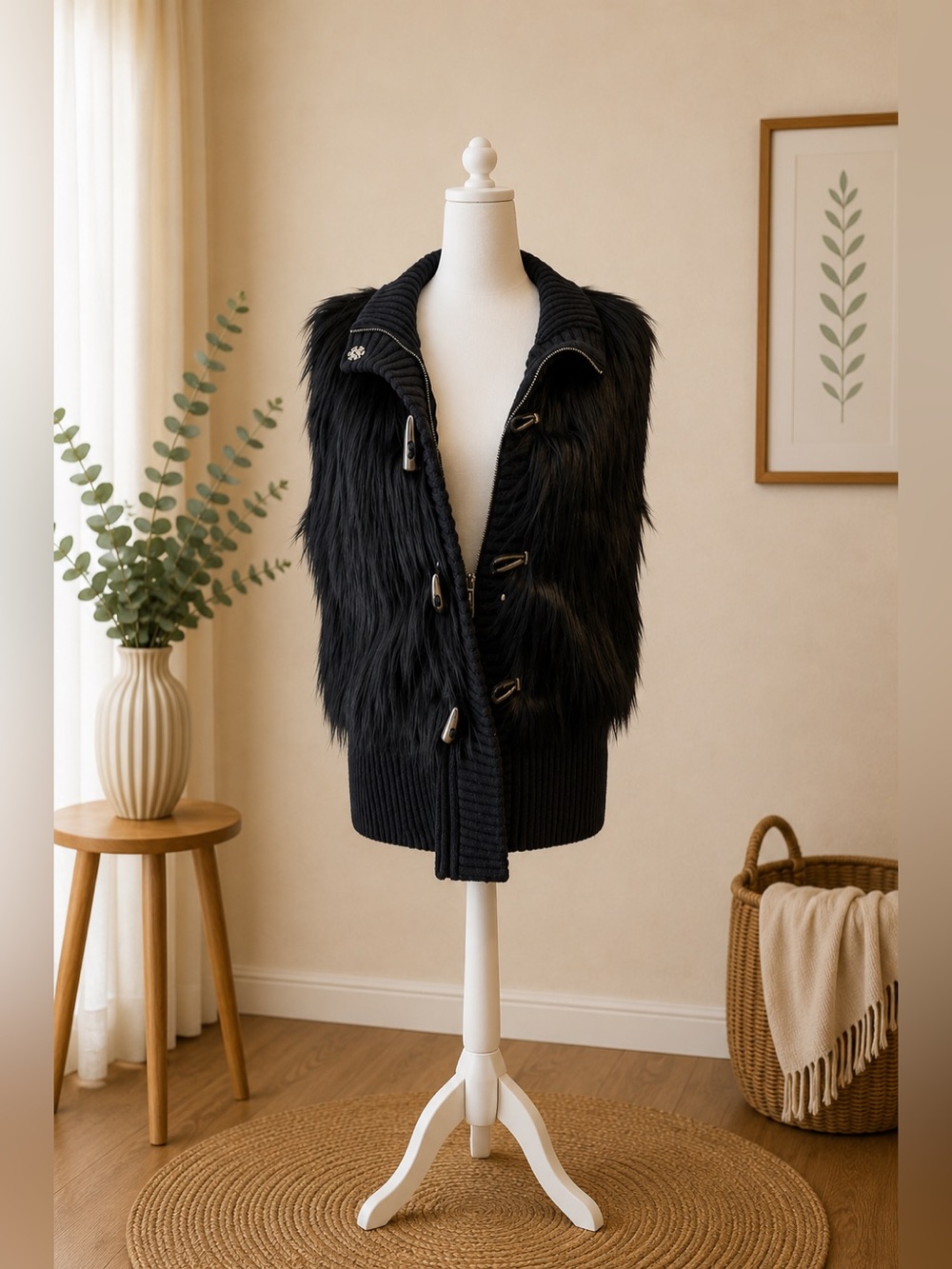 Michael Kors Plush Fur-Look Vest 🔥 Cool-Girl Vibes